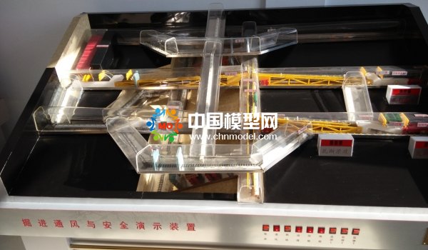 瓦斯抽檢模型，掘進通風模型