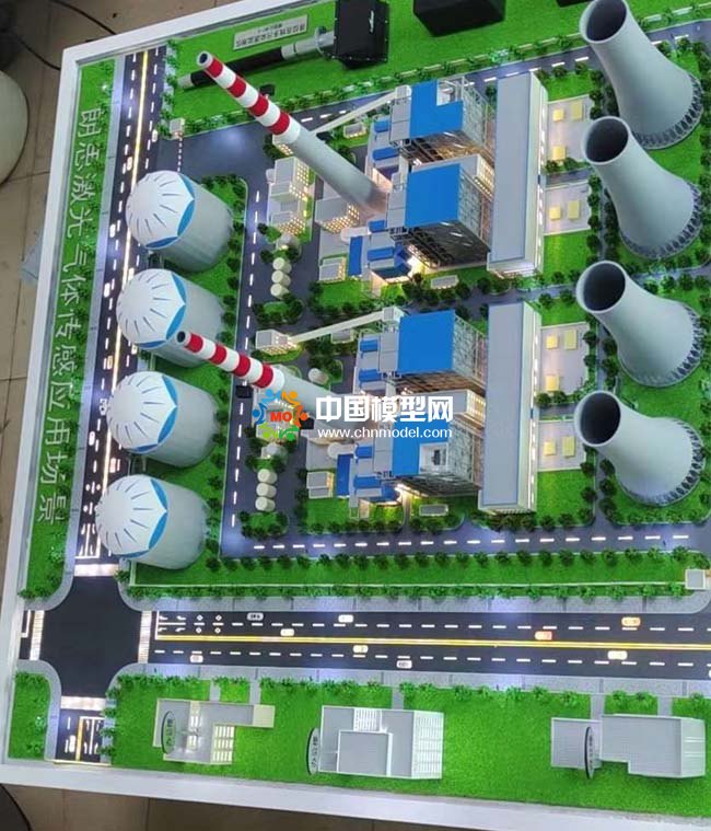 激光氣體傳感應用沙盤模型